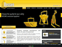 Tablet Screenshot of boscaroitalia.com